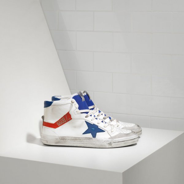 Golden Goose 2.12 Sneakers In Leather With Leather Star Women