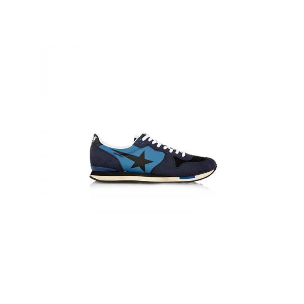 Golden Goose Running Sneakers Navy Blue Men