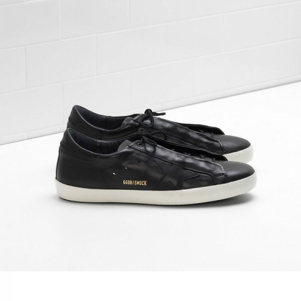 Golden Goose Super Star Calf Skin Black Men