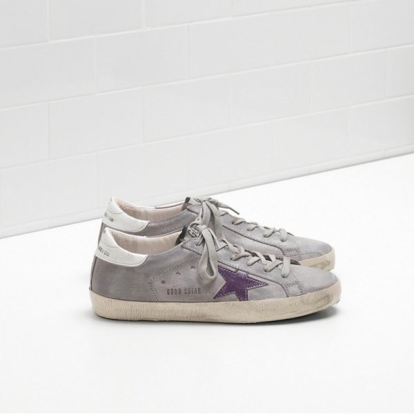 Golden Goose Super Star Sneakers In Grey Men