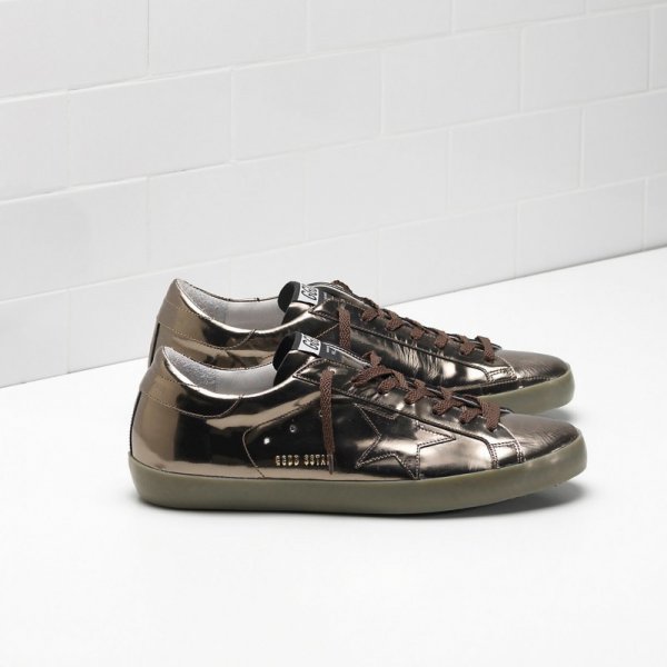 Golden Goose Super Star Sneakers In Leather Men