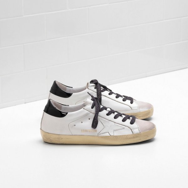 Golden Goose Super Star Sneakers Star In Crocodile Effect Leather Women